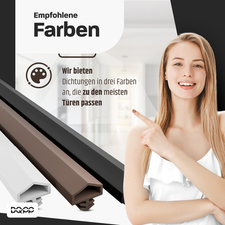 Joint de porte pour fenêtres KD 11 12x5mm BRONZE