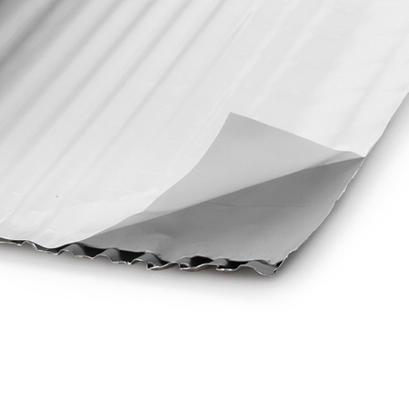 Bandeau de cheminée 2D cannelé 300mm RAL 8019 DARK BRONZE