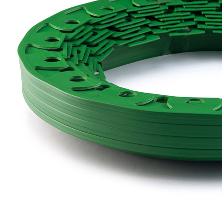 Bordure de jardin Flexible Rant 10m Hauteur 38mm VERT Set avec piquets