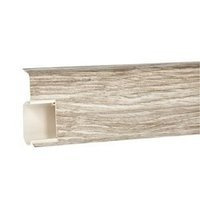 Plinthe 55mm PVC 2m HUSKY OAK + 5 vis GRATUITES !