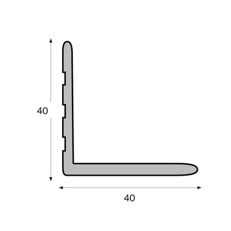 Bordure de jardin Flexible Rant 10m Hauteur 40mm VERT Set avec piquets