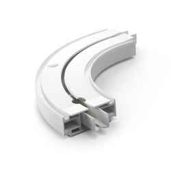 FINAL ARCH pour les rails de rideaux de plafond en PVC 1-LINE SET RIGHT & LEFT