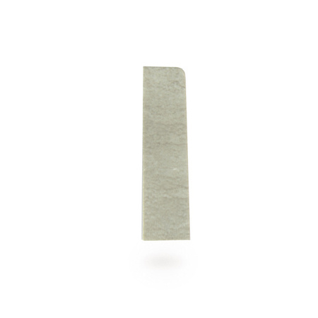 Terminaison gauche pour plinthe en PVC de 60 mm GOTH CLEAR