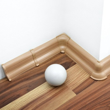 Plinthe PVC 52mm ÉCHANTILLON NATUREL BEECH