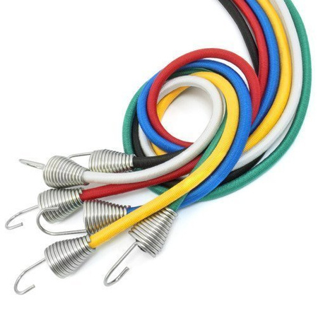 Corde élastique avec crochet Expandor Corde en caoutchouc NOIRE 12mm