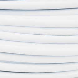 Corde NON NEUVE en gaine PVC PVC BLANC 4/7mm