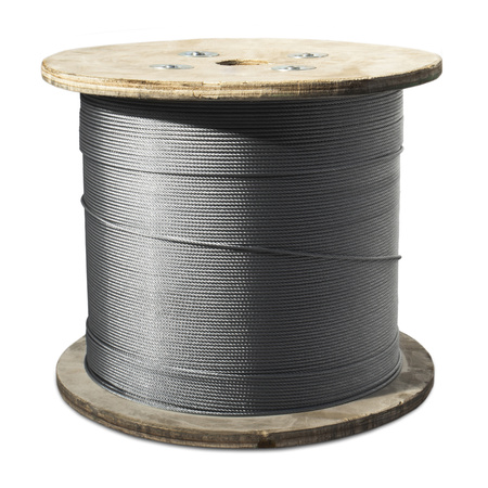 Câble d'acier Galvanisé 8mm Toron 6x12+7FC