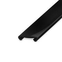 Main courante Poignée PVC 40x8mm NOIR