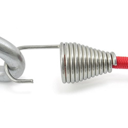 Corde élastique avec crochet Expandor Corde caoutchouc rouge 12mm