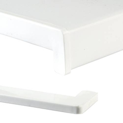 Appui de fenêtre intérieur en PVC chambré BLANC Largeur 40cm
