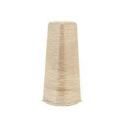 Angle extérieur pour plinthe en PVC de 75mm Chêne BELWEDER