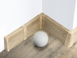 Plinthe 75mm PVC 2m CANYON OAK + 5 vis GRATUITES !