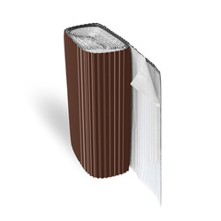 RUBRIQUE DE SOL 2D RUBRIQUE DE SOL 300mm RAL 8017 BRONZE