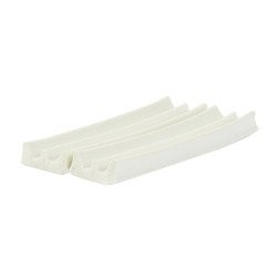 Joint caoutchouc autocollant E SD-40 9x4mm BLANC