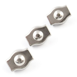 Collier de serrage de selle SIMPLE Acier inoxydable résistant à l'acide 2mm