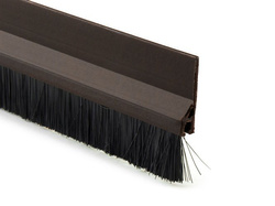 Bande d'étanchéité en PVC avec Brosse 20mm Brosse de porte 98cm BRONZE