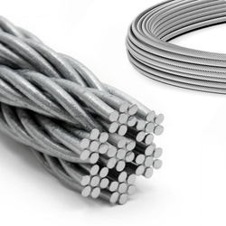 Câble en acier inoxydable Résistant aux acides 4mm 7x7