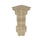 Coin intérieur pour plinthe en PVC de 55mm ALDABRA OAK