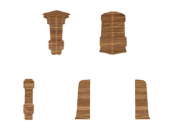 Plinthe 55mm PVC 2.5m SUTTER OAK + 5 vis GRATUITES !