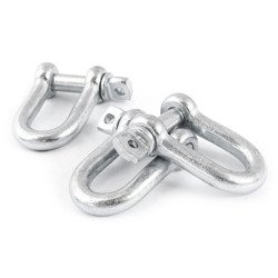 Manille droite unie zinguée 12mm