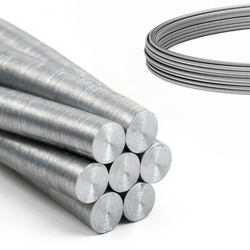 Câble d'acier galvanisé 1mm Strand 1x7