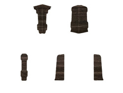 Plinthe 55mm PVC 2.5m WENGE + 5 vis GRATUITES !