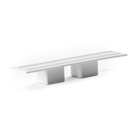 PVC Rail de plafond Stopper 2 voies KIT 2 pièces