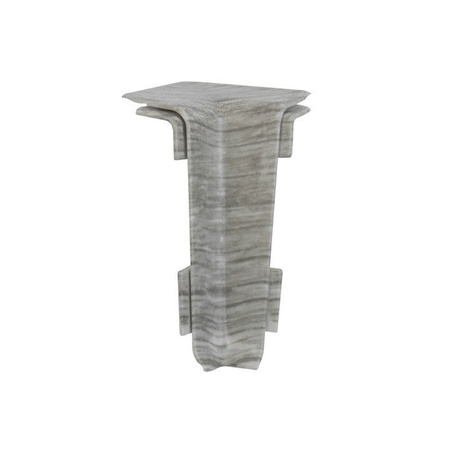 Coin intérieur pour plinthe en PVC 55mm chêne CALISTO