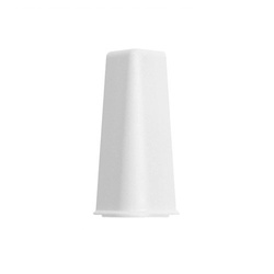 Angle extérieur pour plinthe en PVC de 75 mm BLANC