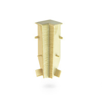 Coin intérieur pour plinthe en PVC de 60mm CROTONE