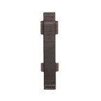 Raccord de plinthe en PVC 70mm WENGE
