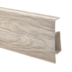 75mm PVC plinthe 2m chêne HOKAIDO + 5 vis GRATUITES !