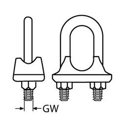 Pince à câble en acier inoxydable résistant aux acides 3mm