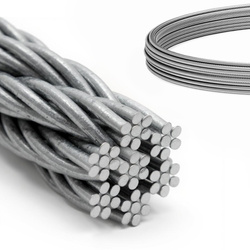 Câble en acier inoxydable Résistant aux acides 1,5mm 7x7