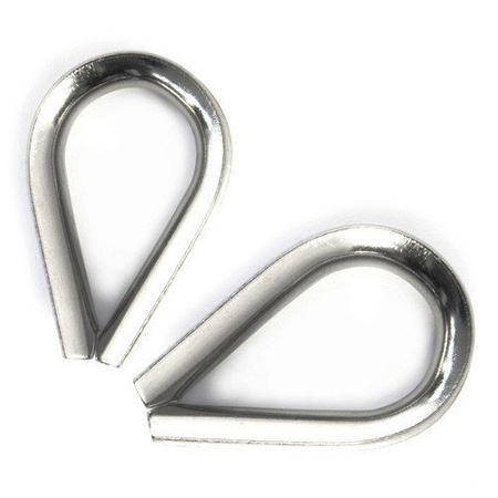 KIT : corde en acier inoxydable 2mm 7x7 - 20m, collier de serrage simple - 6 pcs.manchette - 2 pièces.