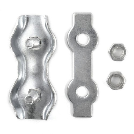 CLAMP DE CÂBLE SIMPLE 8mm Zingué