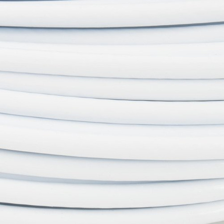 Corde NON NEUVE en gaine PVC PVC BLANC 4/7mm