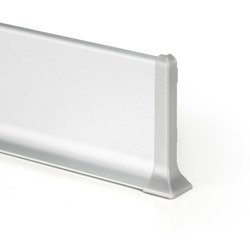 Plinthe en aluminium Plinthe en aluminium 80mm 2.5m SILVER