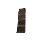 Terminaison droite pour plinthe en PVC de 55 mm WENGE