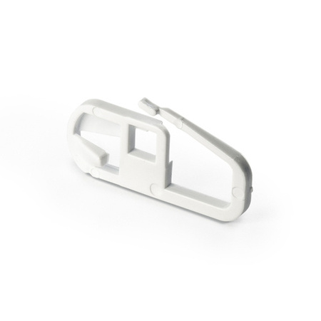 CLICK AGRAFKA pour rails de rideaux en PVC KOMPLETE de 10 pièces