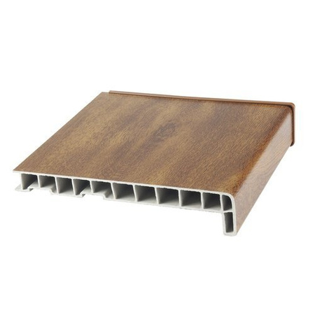 Chambre intérieure en PVC rebord de fenêtre CHÊNE DORE Largeur 20cm