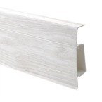 Plinthe 75mm PVC 2m ASPEN OAK + 5 vis GRATUITES !