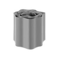 Bordure ondulée 9m hauteur 15cm GRIS CLAIR