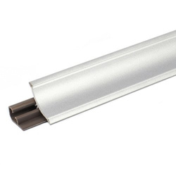 Bandeau de table pour plan de travail de cuisine PVC PVC 23mm ALUMINIUM ARGENT + vis GRATUITEMENT !