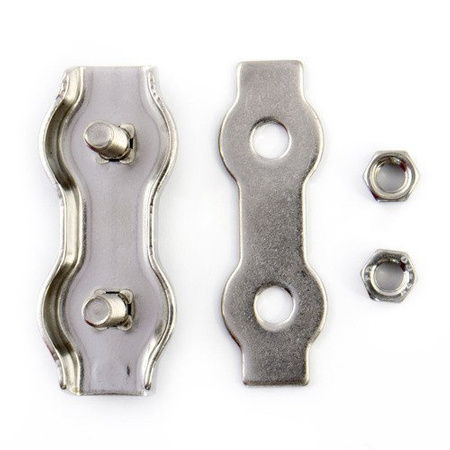 Collier de serrage de selle Double Inox Anti-acide 3mm