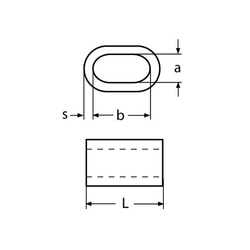 Raccord de douille pour cuivre serti 5mm