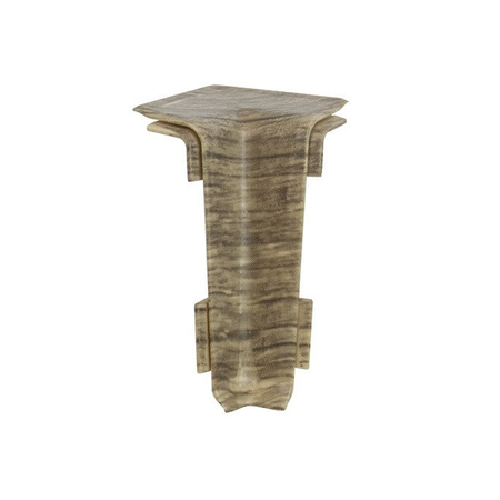 Angle intérieur pour plinthe en PVC de 55mm CHÊNE SPINEL