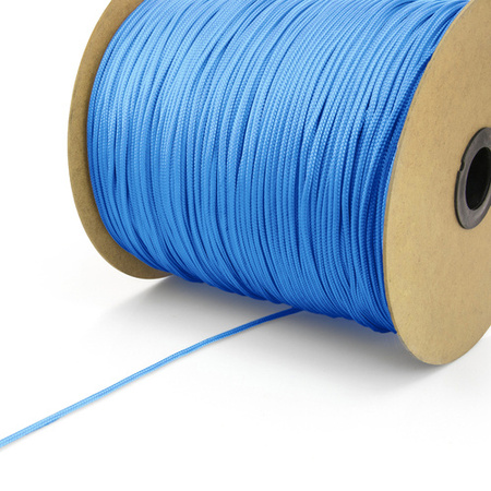Cordage de voile tressé en polypropylène BLEU Uni sans lisières 5mm