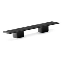 Butée de rail de plafond en PVC 3 rails COMPLET 2 pièces