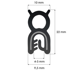 Joint de bord pour bord T-32 de 5 mm